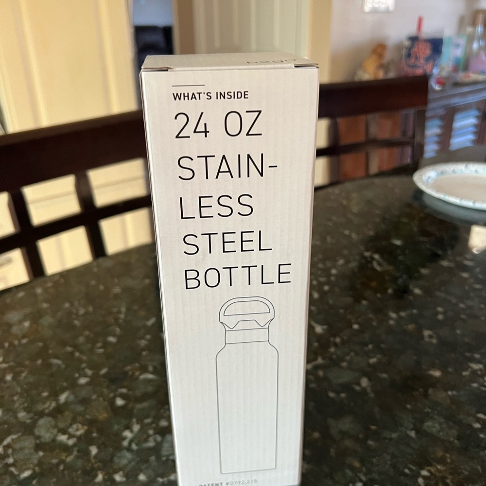Stainless Steel Water Bottle - Silver